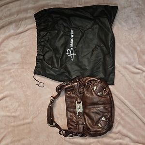 B. Makowsky leather handbag